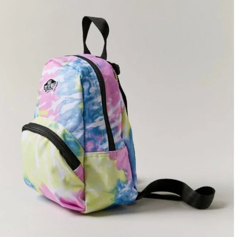 ⭐️🌻 Vans Got This Tie Dye Boho Street Rainbow Peasant Hipster Mini Backpack Bag